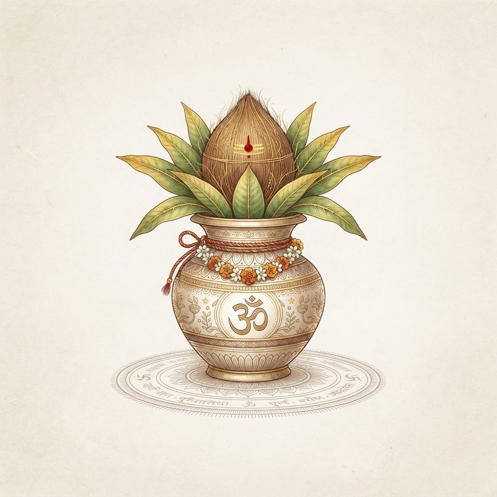 Purna Kalasha symbol