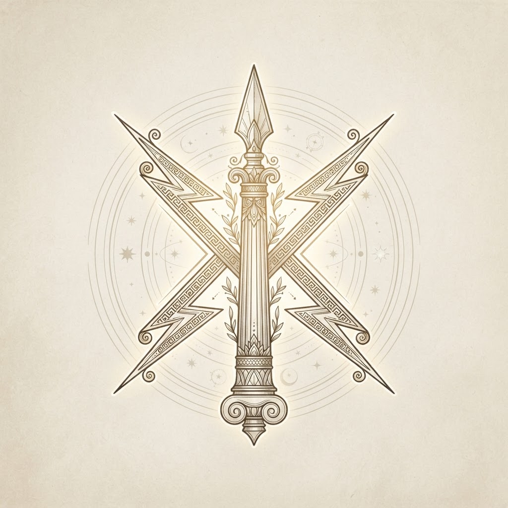 Thunderbolt of Zeus symbol
