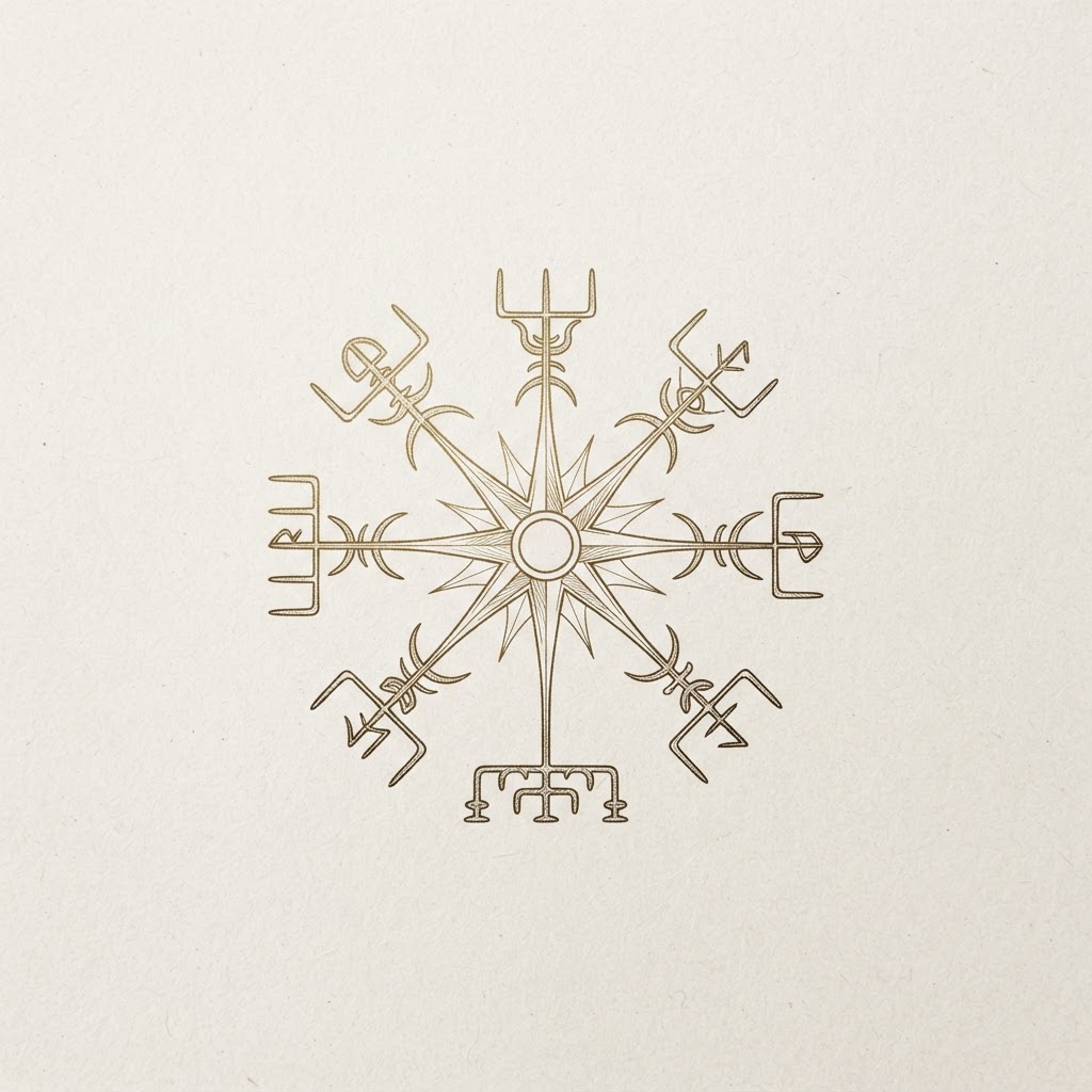 Vegvísir symbol