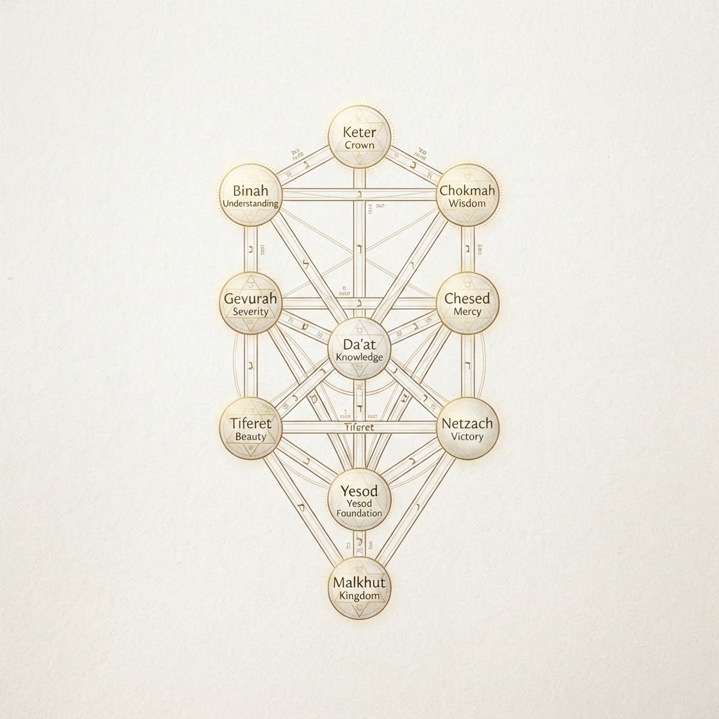 Kabbalistic Tree of Life symbol