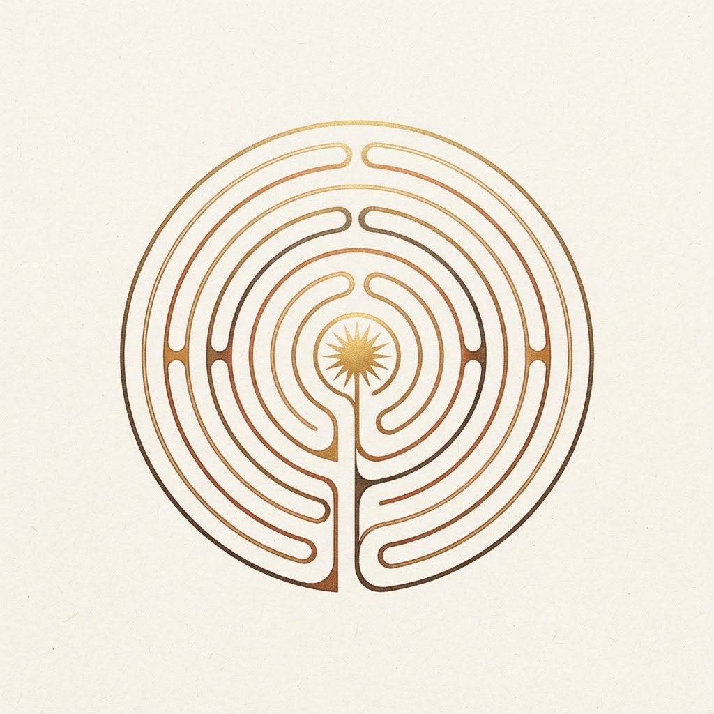 Labyrinth of Crete symbol