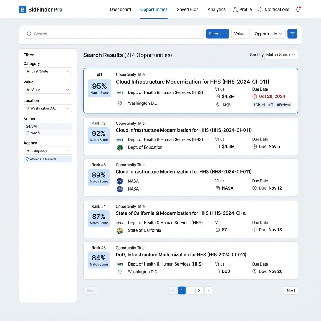 Smart Bid Finder