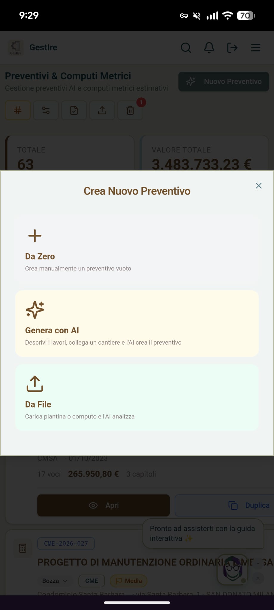 GestIre template preview