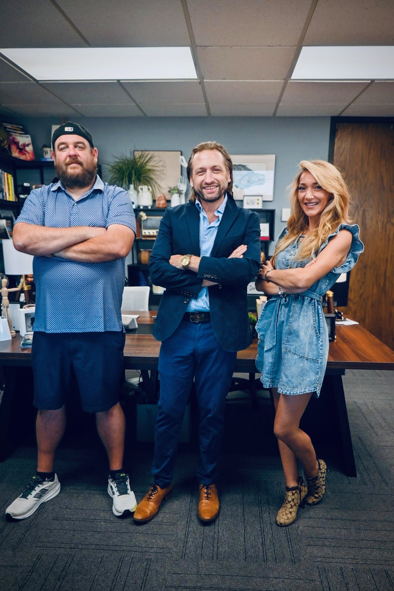 Astoria Media Group leadership team in the office