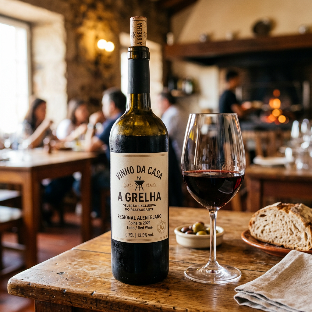 Vinho da Casa A Grelha Garrafa 0,75L
