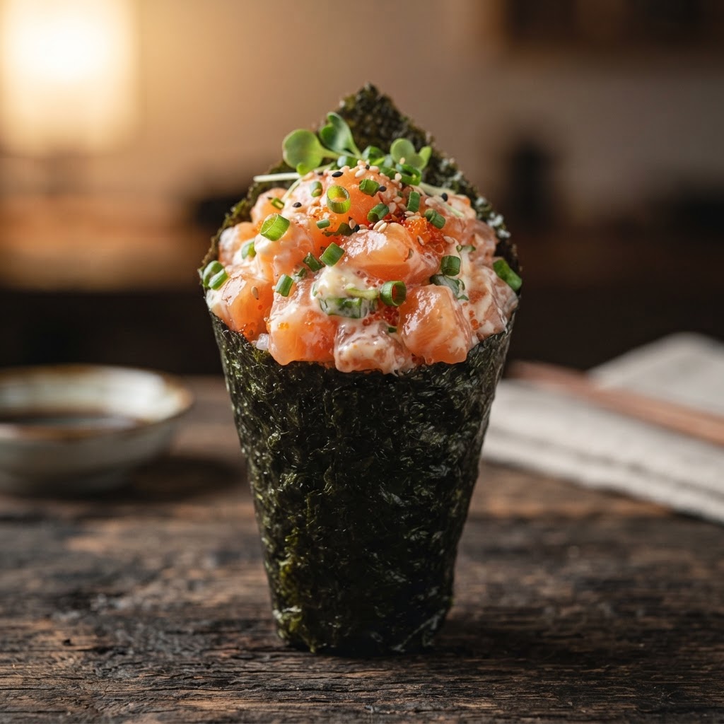 Temaki de Salmão