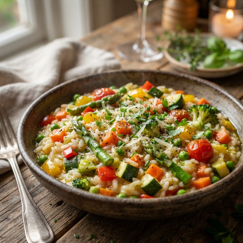 RISOTO VEGETARIANO MIX DE LEGUMES