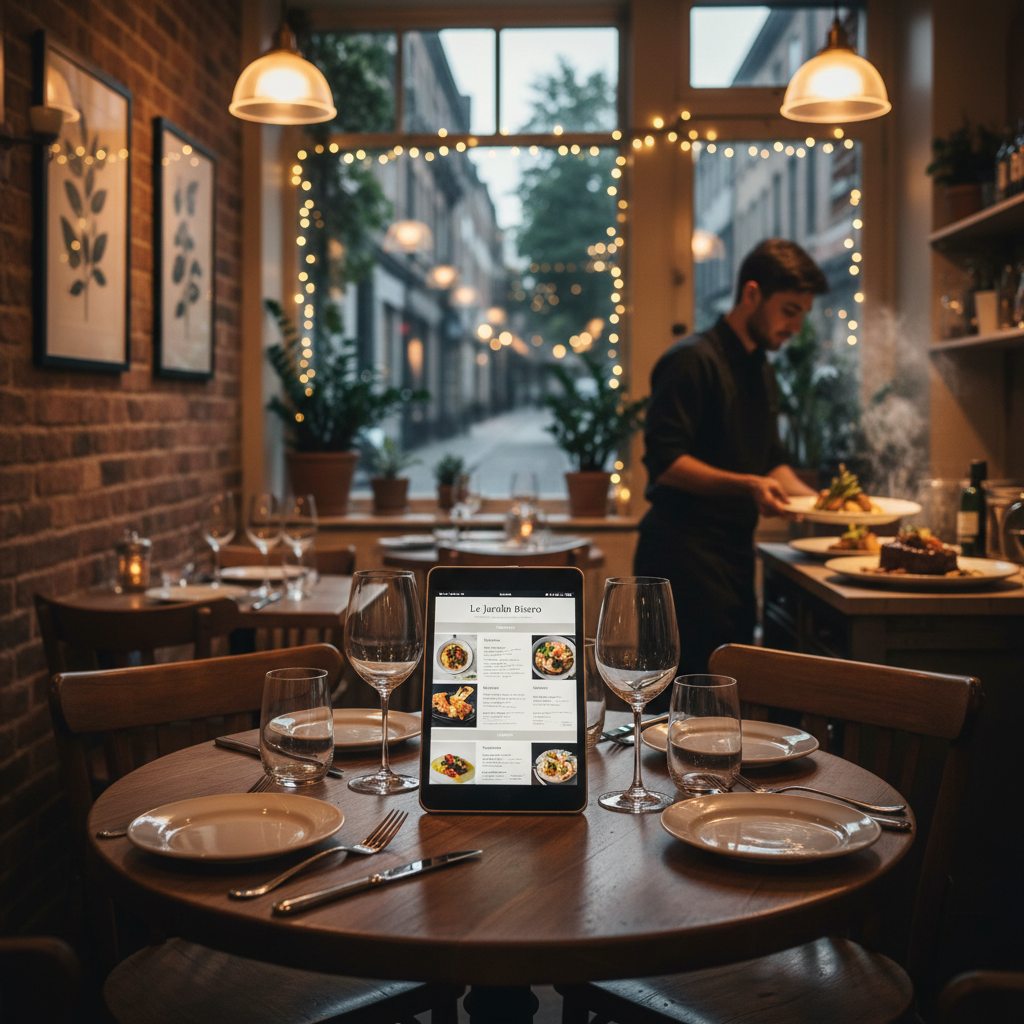 Como Implementar um Menu Digital com Baixo Orçamento para Restaurantes Pequenos