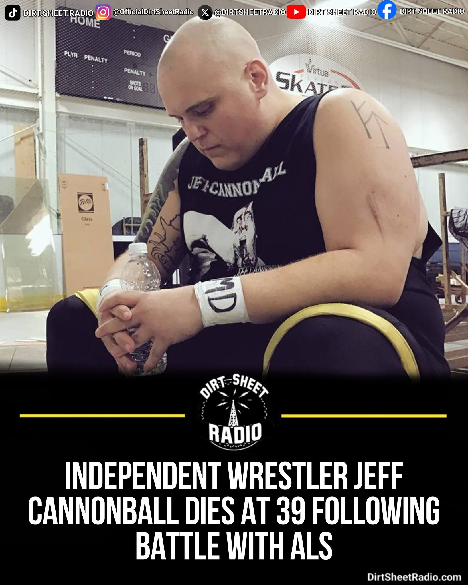 Independent Wrestler Jeff Cannonball Dies at 39 Following Battle with ALS