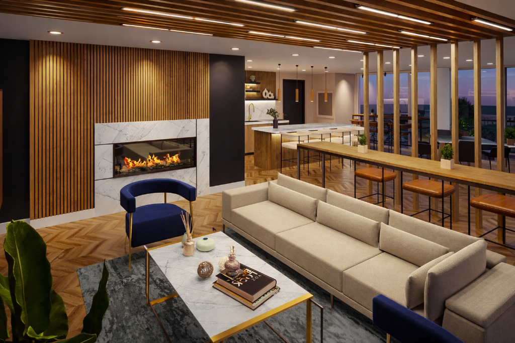 Lounge & Fireplace