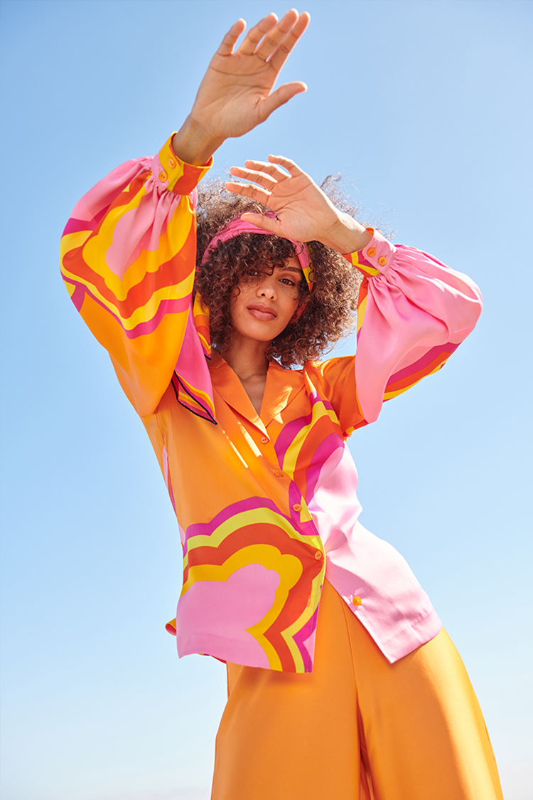 Summer Brights — psychedelic print