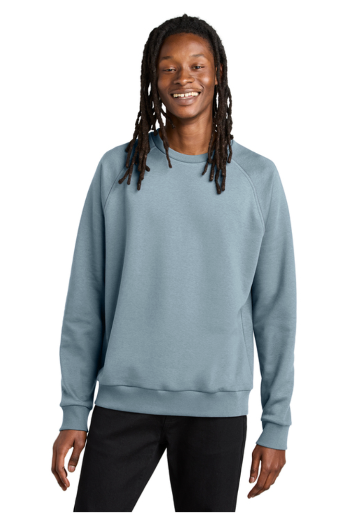 Unisex Organic CVC Fleece Crewneck Sweatshirt