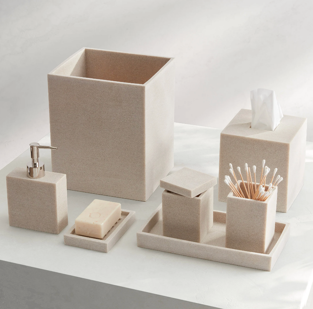 Slate Ivory Bath Accessories