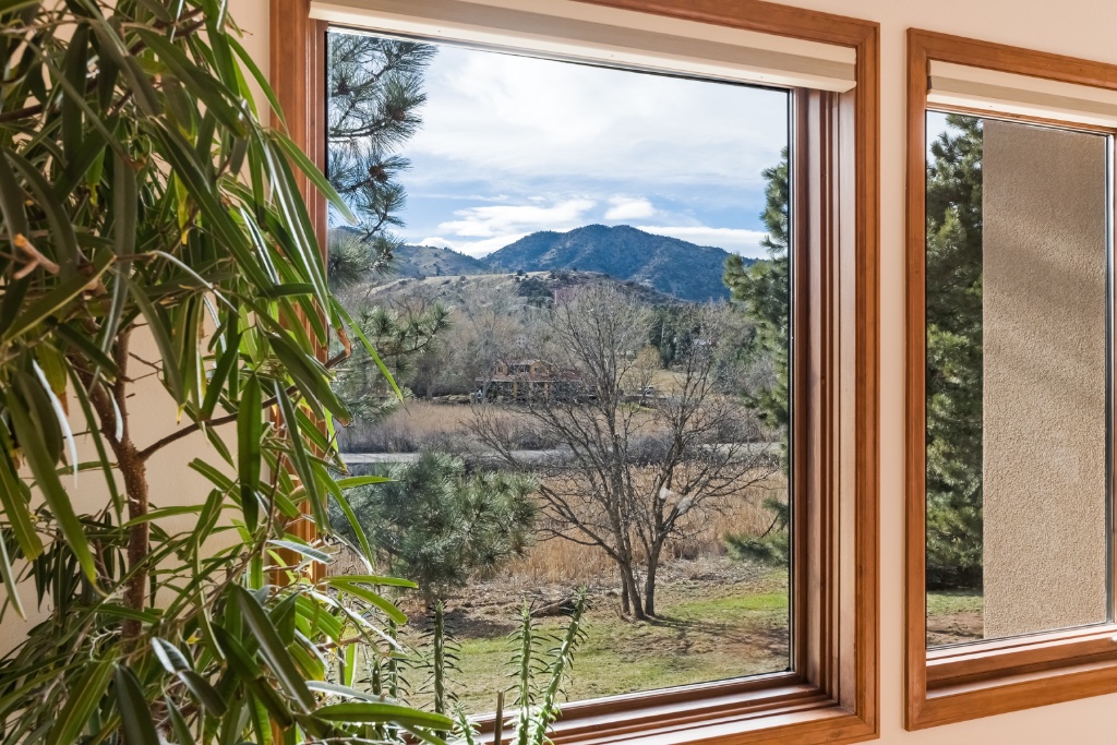 Mountain views from inside 6154 Meadowbrook Drive