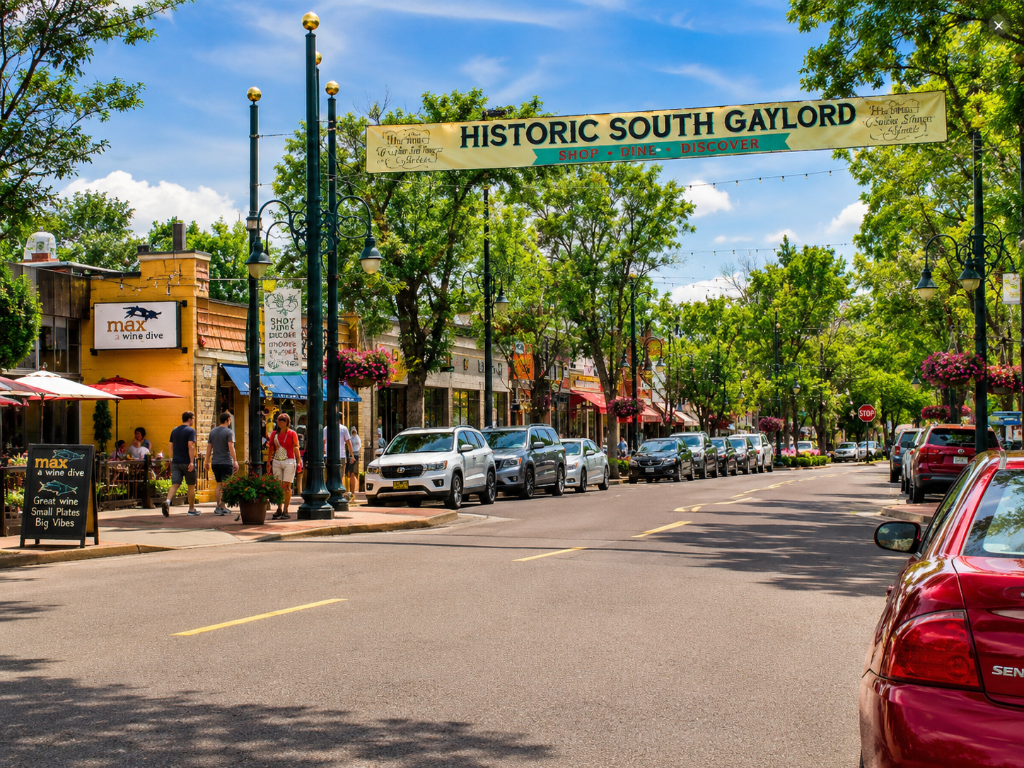 Historic South Gaylord Street Denver — Shop Dine Discover banner, Washington Park