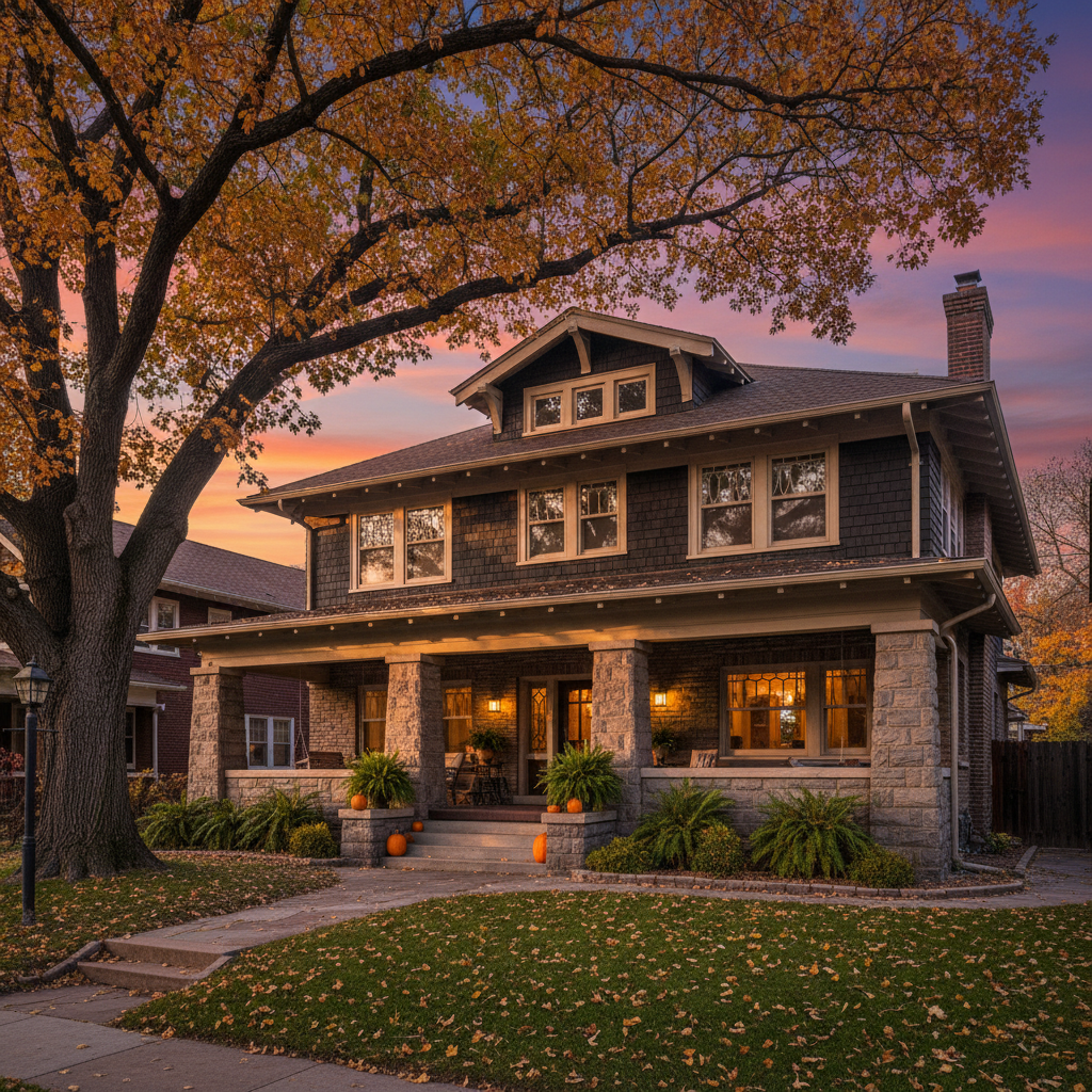 Washington Park Denver — craftsman bungalow with mature tree and front porch
