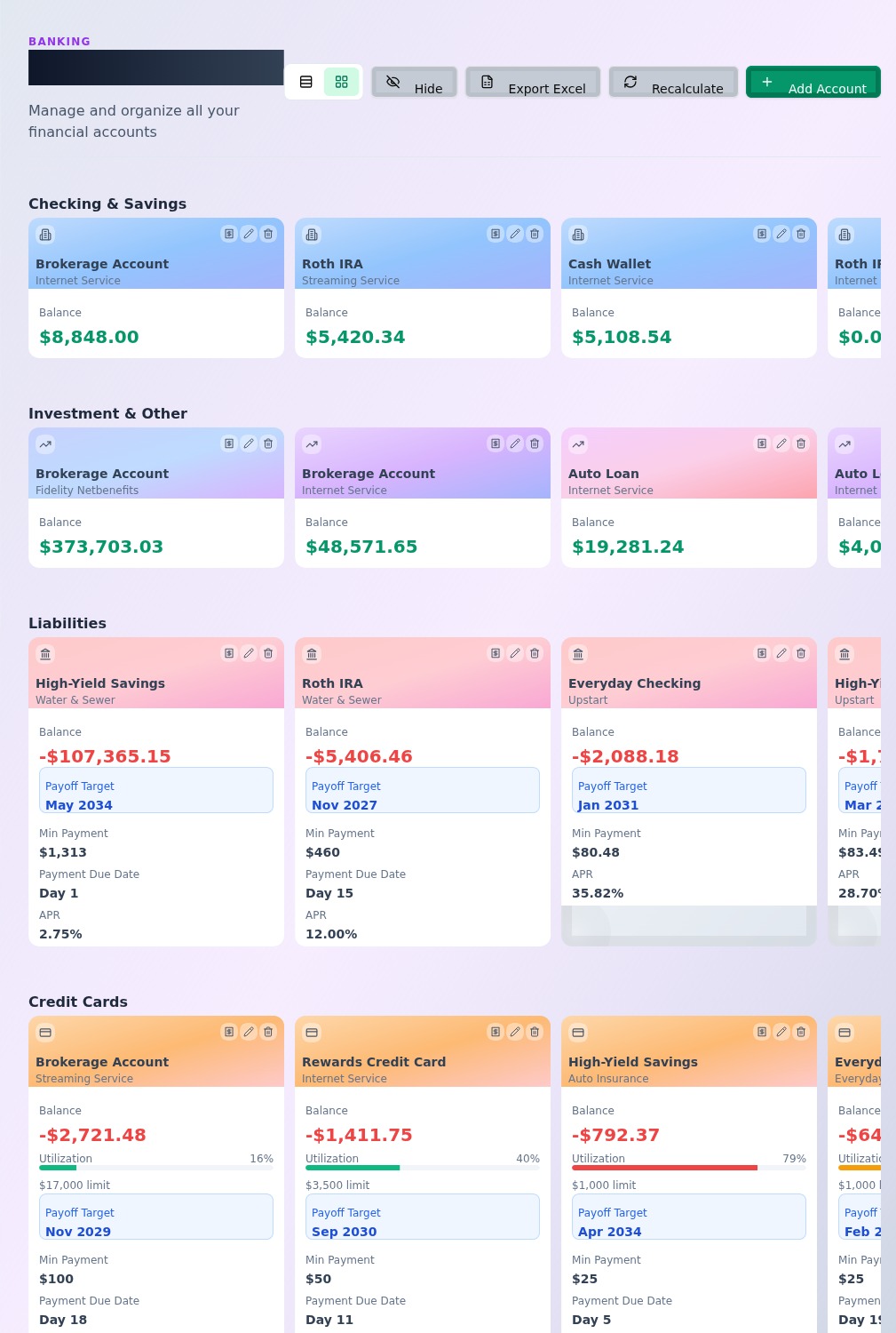 Accounts