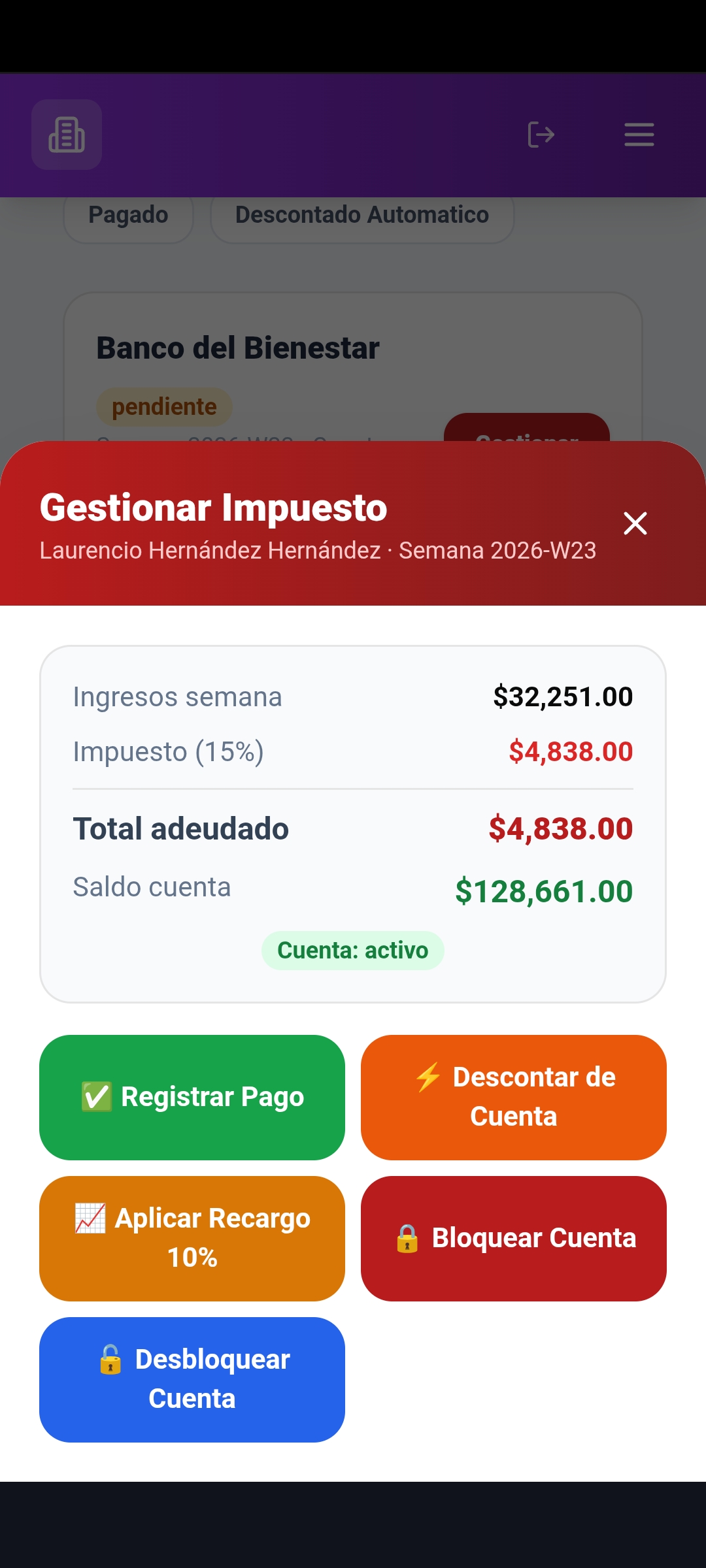 Banco  template preview