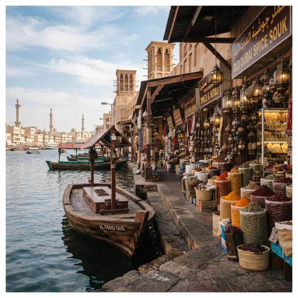 Dubai: Half-Day Old Dubai Souks, Creek & Spice Market Tour