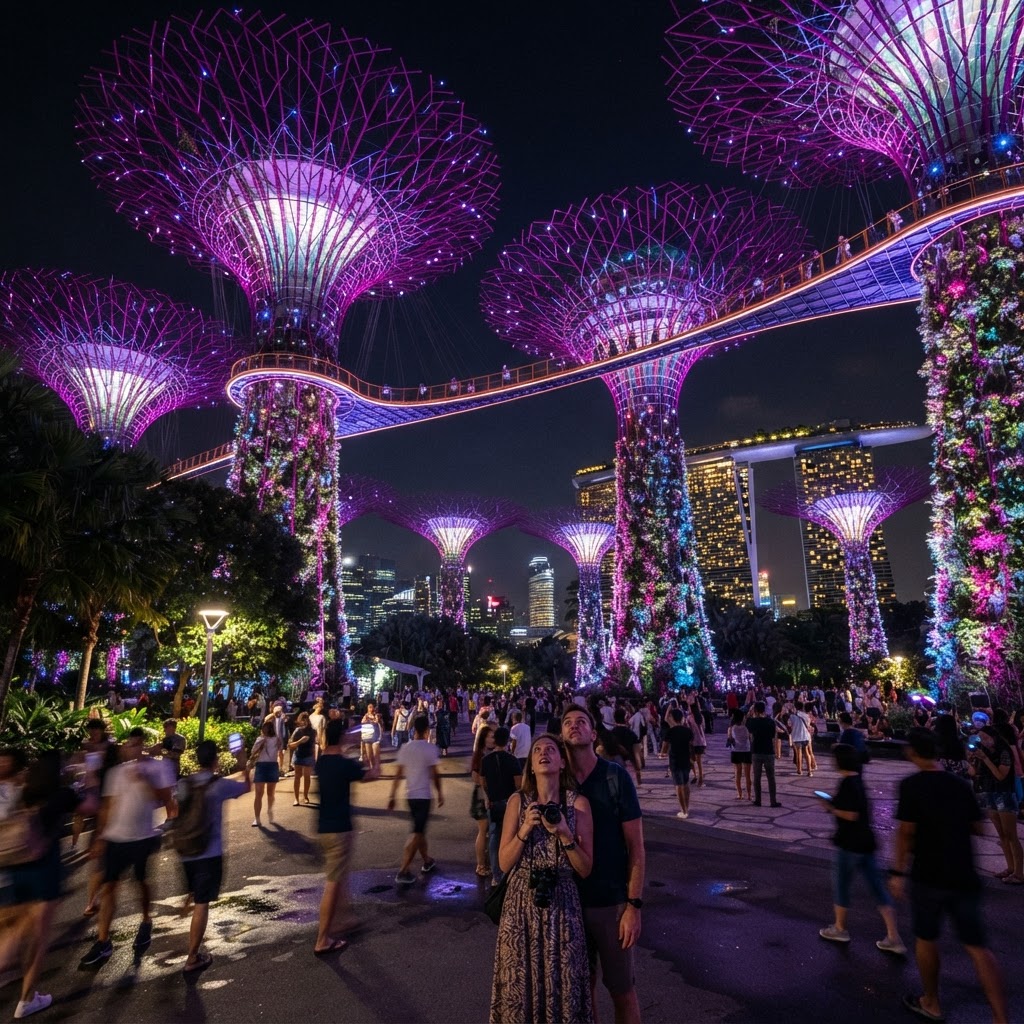 Supertree Grove at Gardens by the Bay, Singapore
