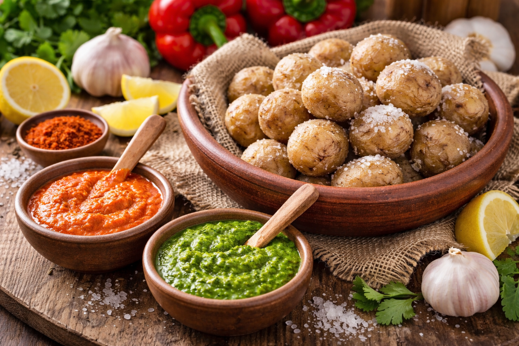 Gastronomía Canaria: Papas Arrugadas y Mojo