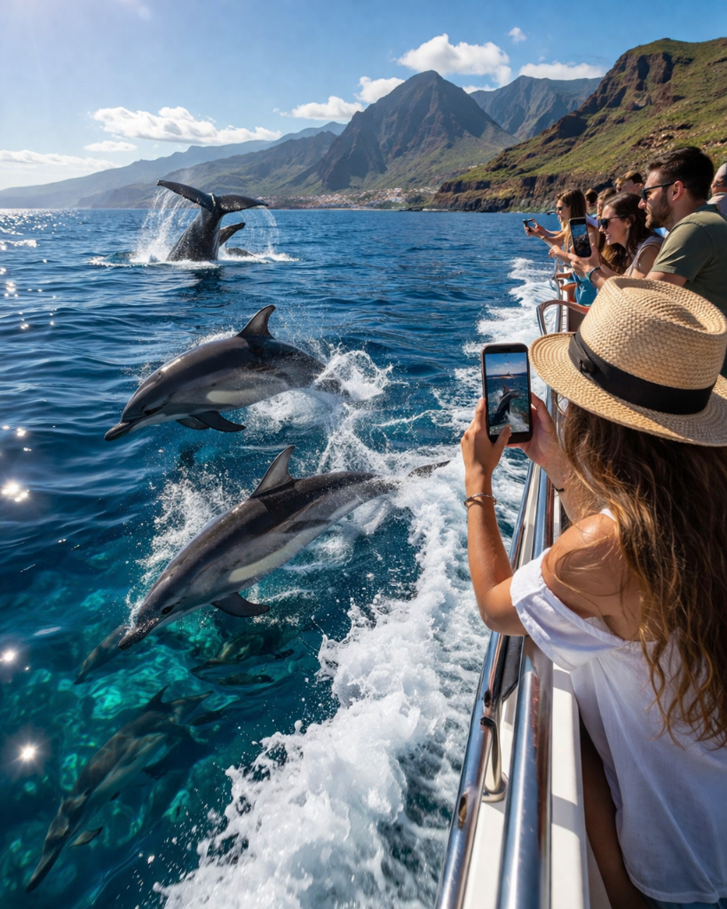 Avistamiento de delfines y ballenas