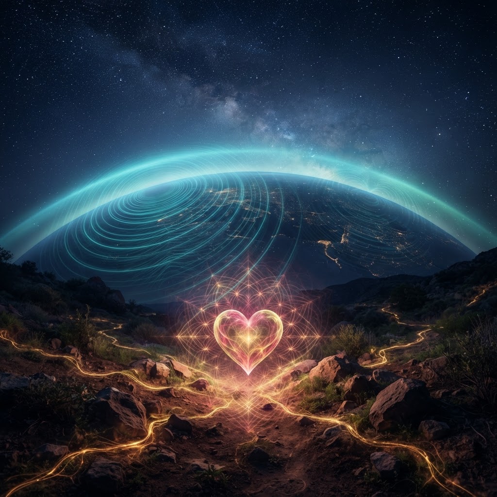 Earth Electric Pulse and Human Heart Rhythm