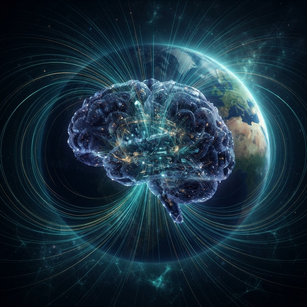 Magnetic Minerals Within The Living Human Form