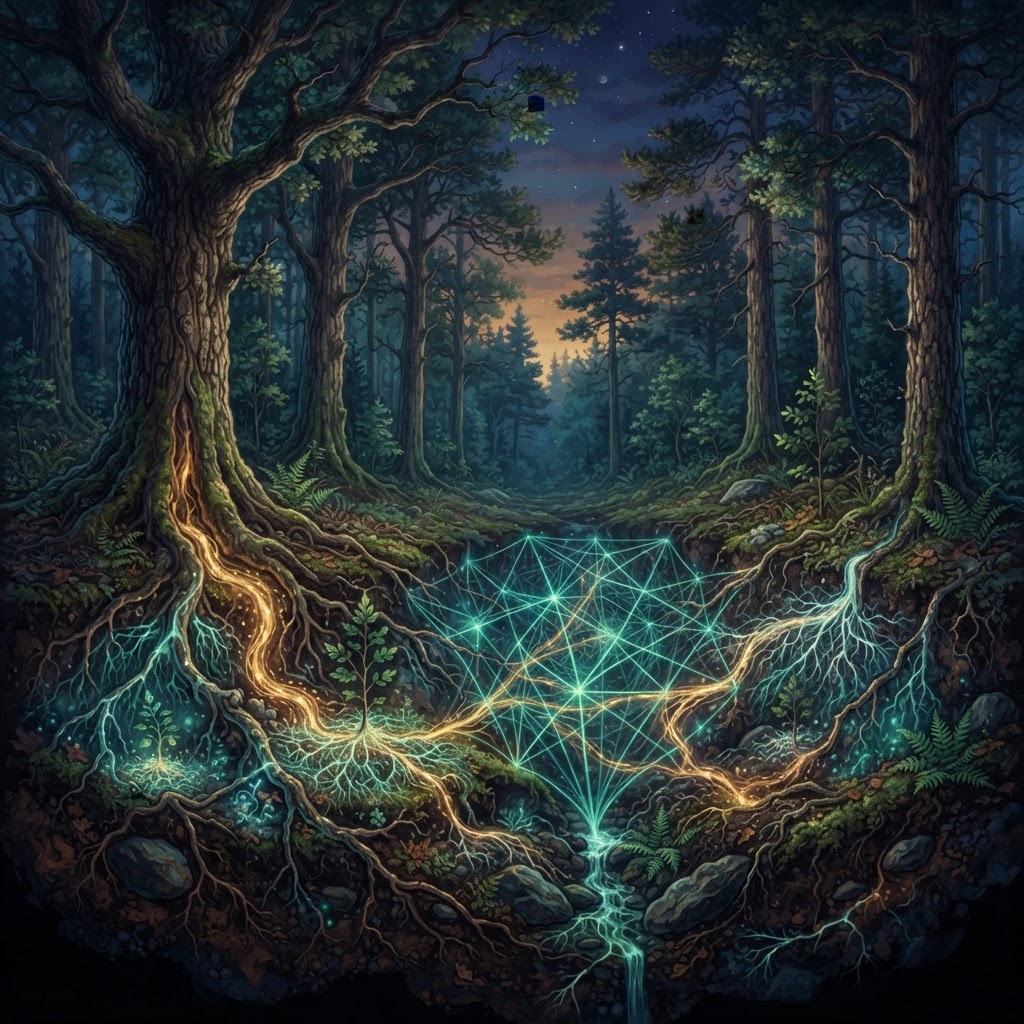 Roots Bind the Intelligence of Earth