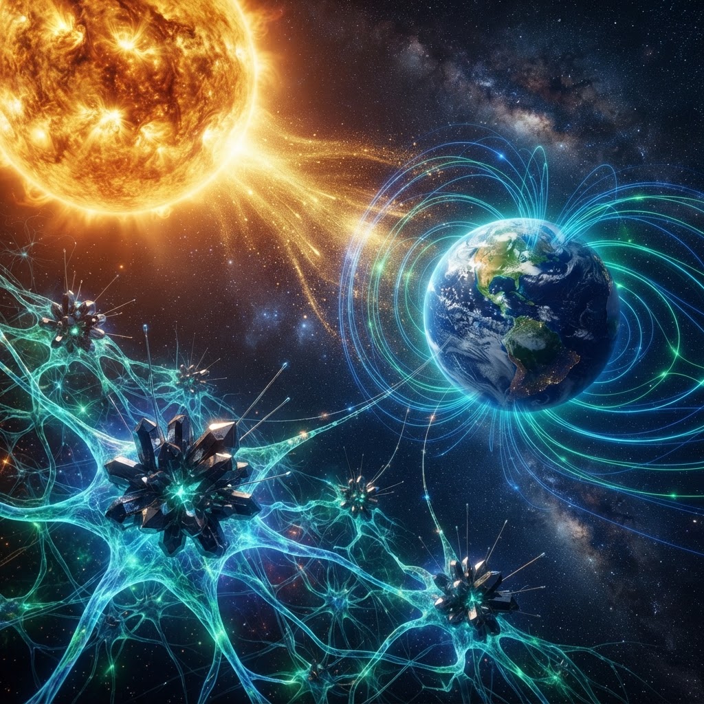 The Magnetic Weave of Human Awareness