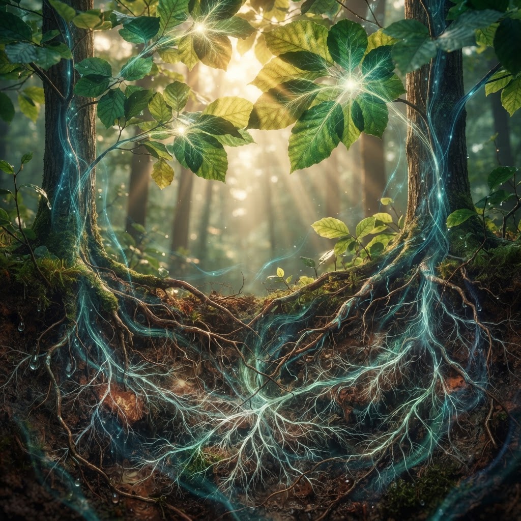 Light Moving Through The Living Soil