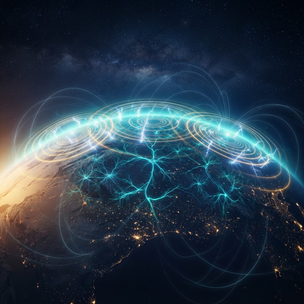 Earth Heartbeat and Human Nervous System
