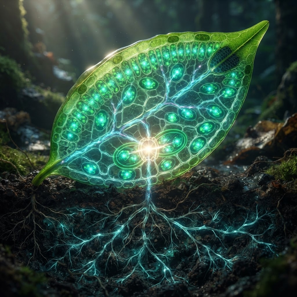 Light Moves Through Uncertainty Within Plants