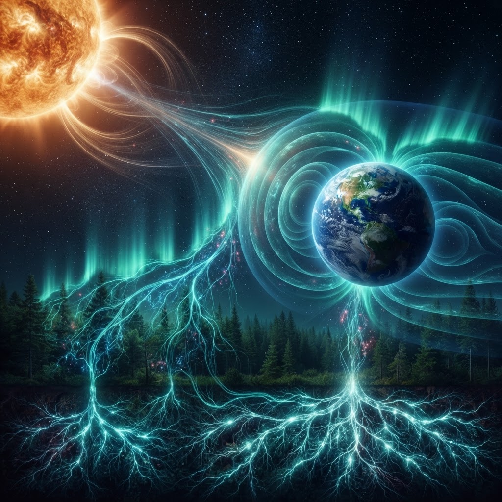 Solar Storms and the Human Nerve