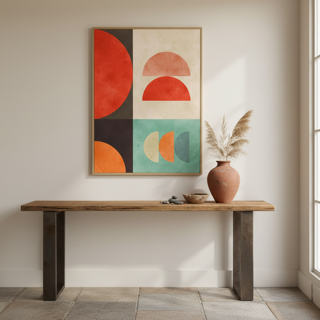 Entryway Console Table · Wabi-Sabi
