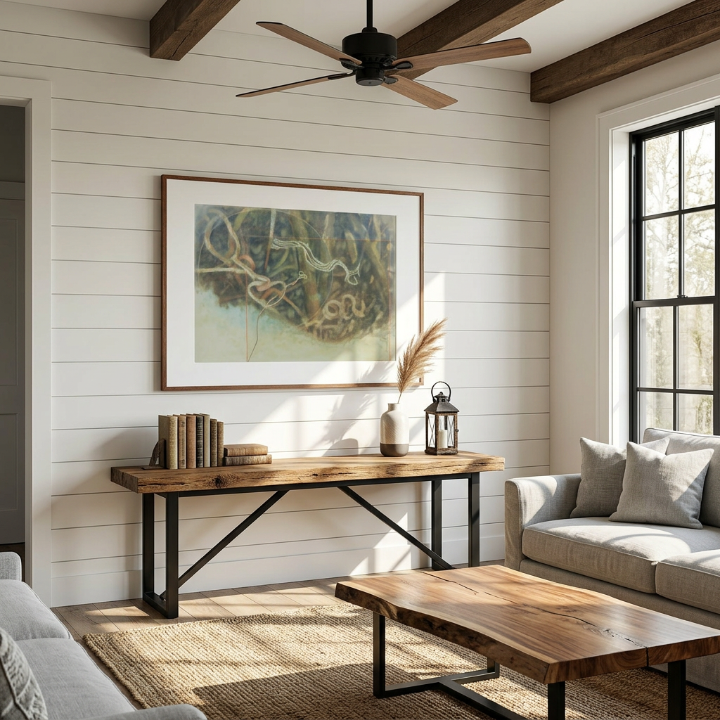 Living Room · Modern Farmhouse