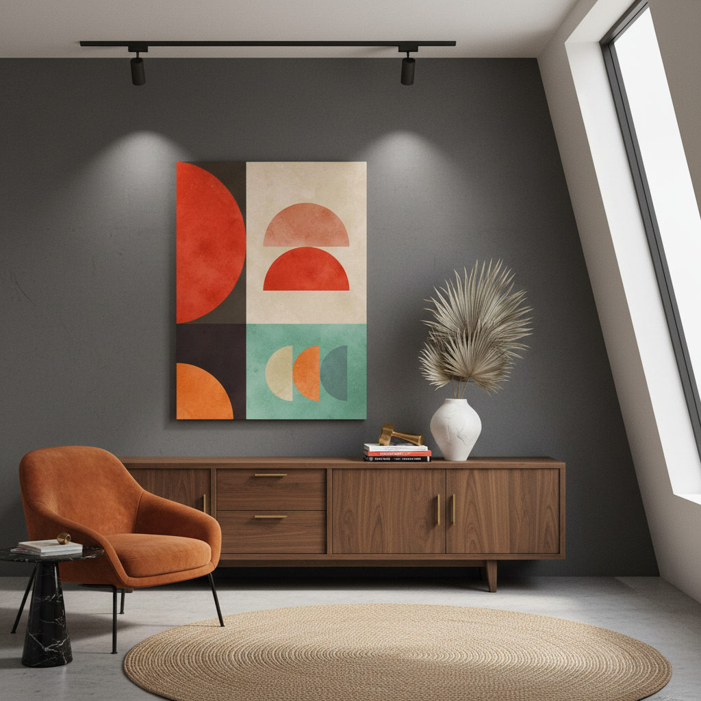 Living Room · Mid-Century Modern