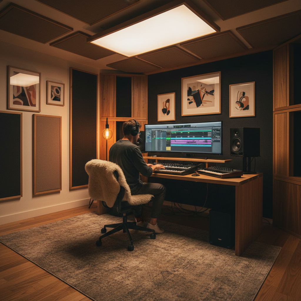 Composer in private studio