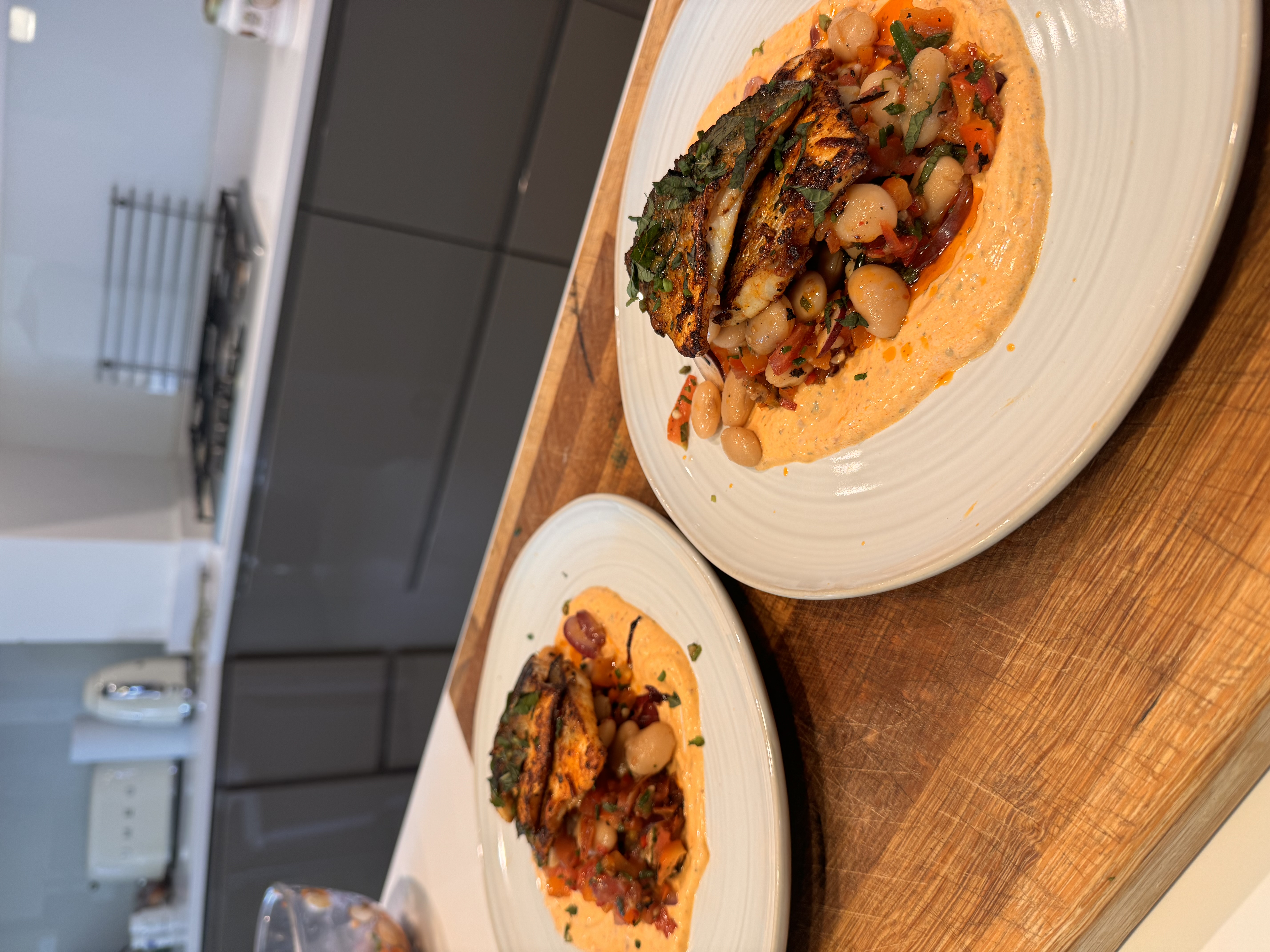 An intimate plated course from a Kumba private table