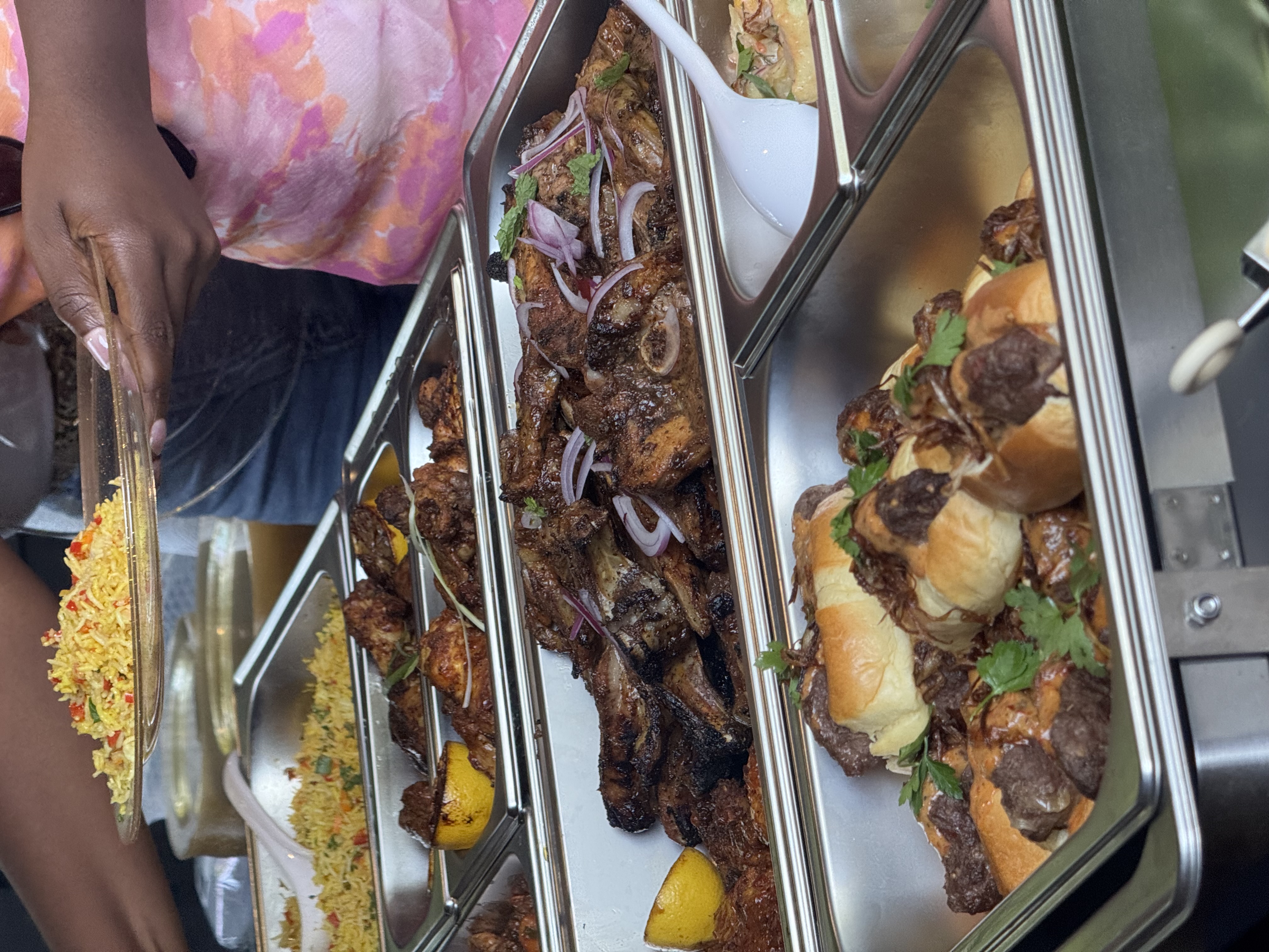 Kumba catering table