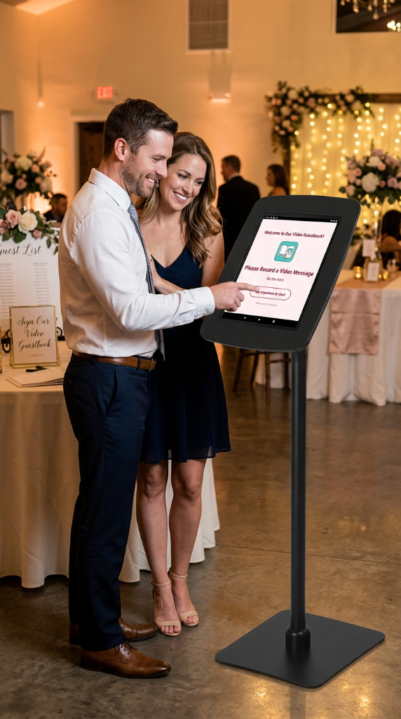 MyKioskBrowser in action - couple at event
