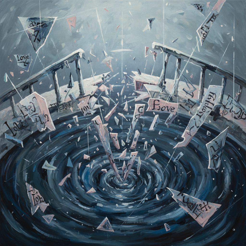 AI-generated artwork representing Sorrow, Disillusionment, Existential Anguish
