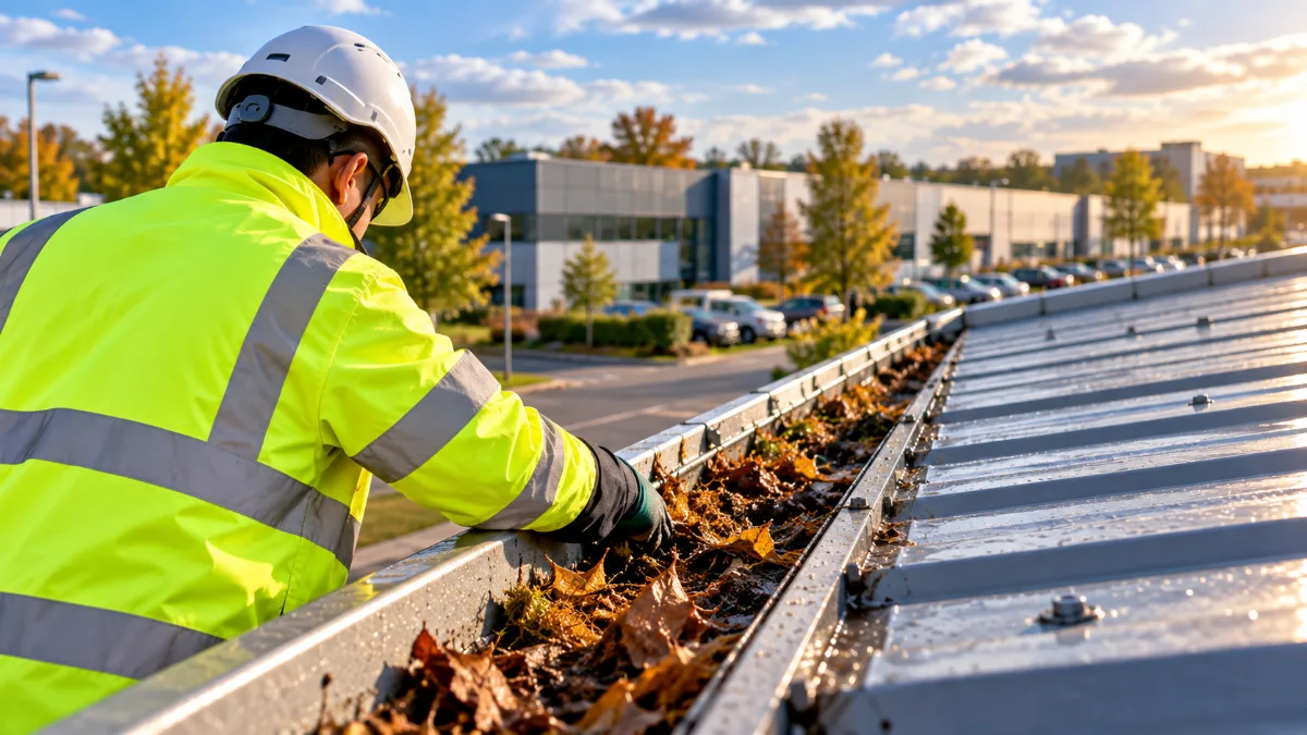 Commercial Gutter Cleaning in Hull