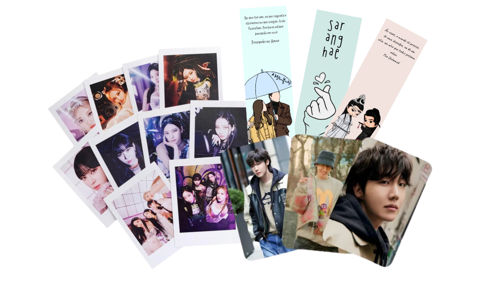 Personalizados criados no PhotoCard Studio