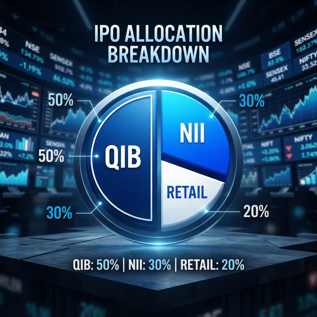 Decoding IPO Allocations: How QIB, NII, and Retail Quotas Shape Your Listing Day Odds