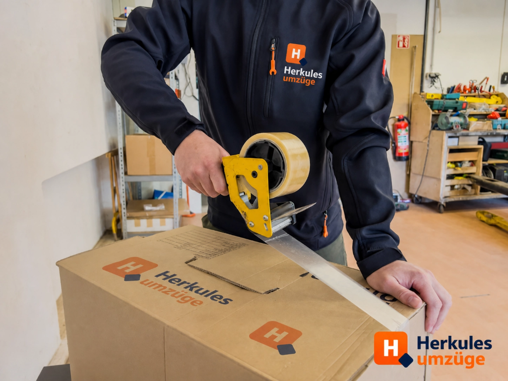 Herkules Team beim Verpacken