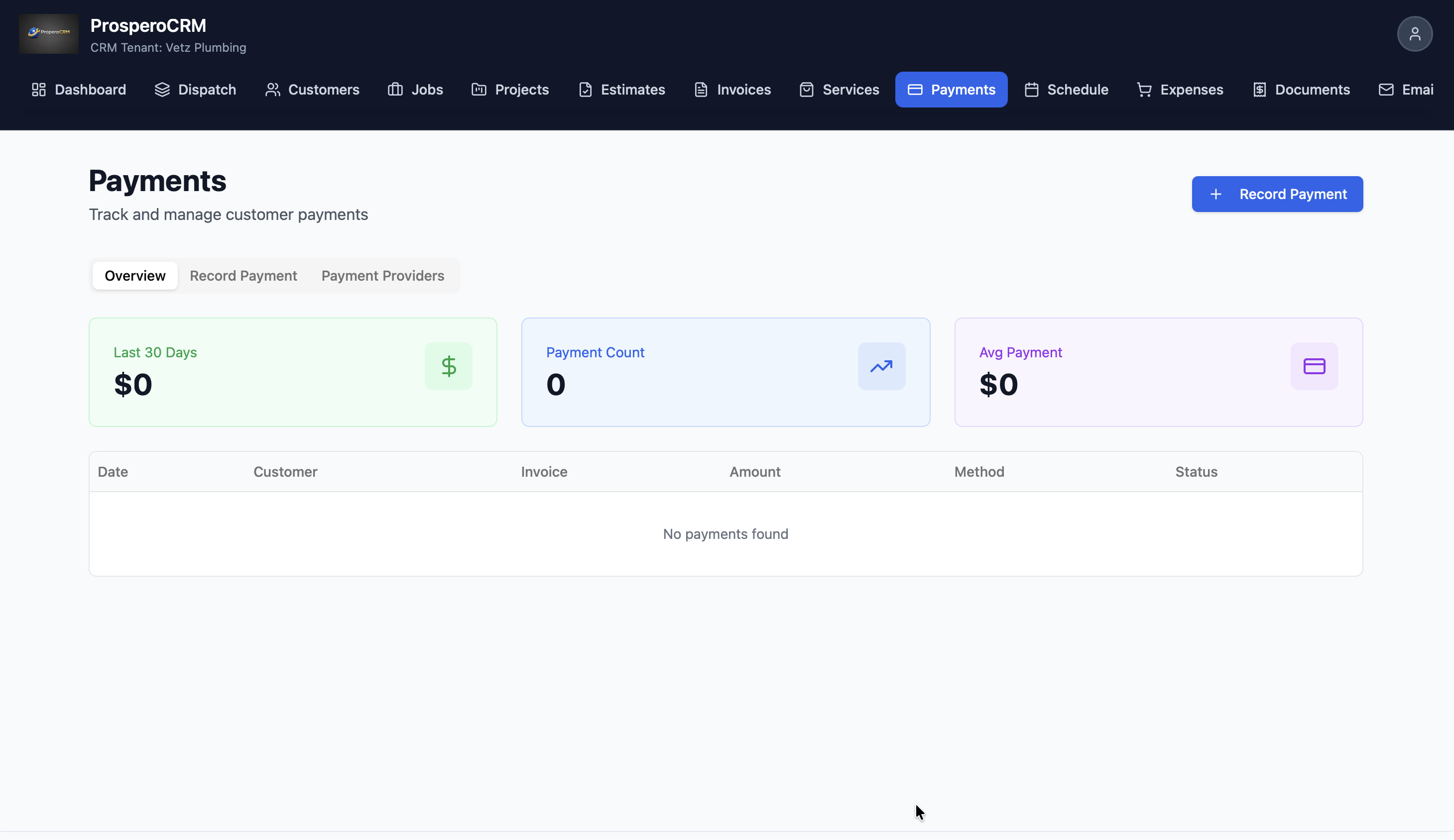 Prospero-Template template preview