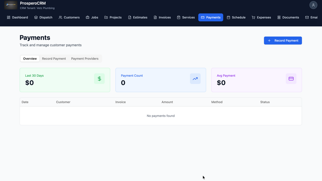 Prospero-Template template preview