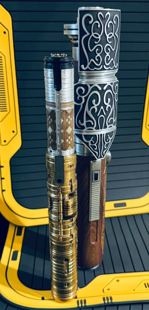 Orgus Din (Elf/Korbanth hil) with Harp/Santoshi-san's all-brass master chassis