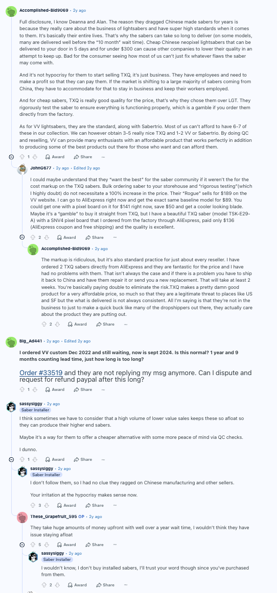 Reddit TXQ thread screenshot 5